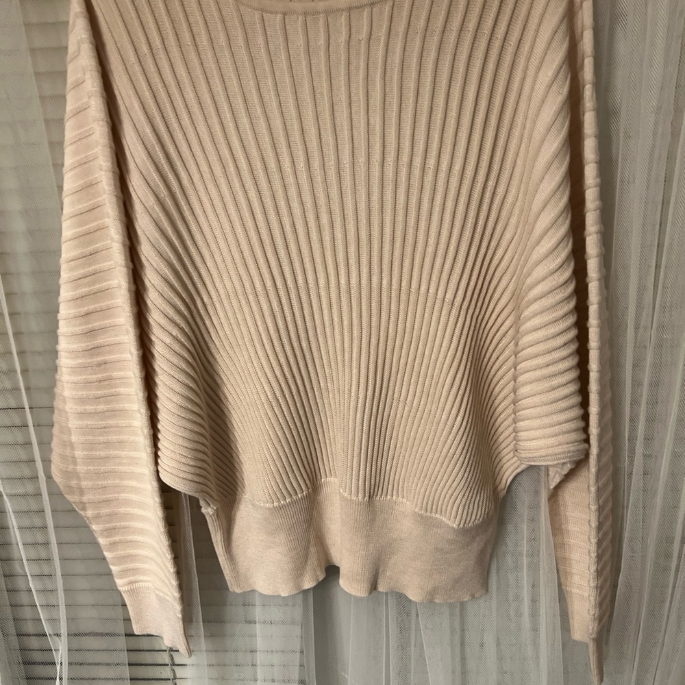 Promesa Chaya  Woman Sweater Sz M Ivory  N2